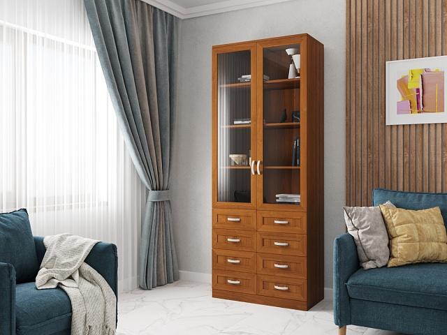 Книжный шкаф Библиограф - 2 №6 Орех Экко