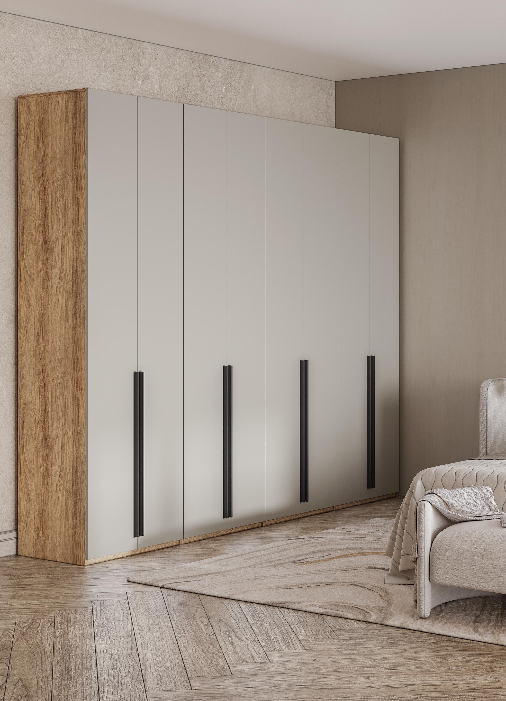 Шкаф распашной Хейсон - 19 Блэквуд / Кашемир