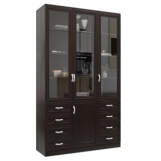 Книжный шкаф Библиограф - 3 №9 Венге