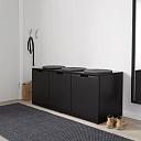 Комод Генри - 22 МДФ Черный