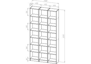 Стеллаж Билли - 05