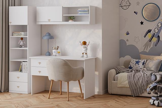 Детская стенка Стрекоза - 6 МДФ Белый