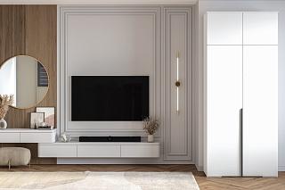 Шкаф распашной Солфорд - 2 с антресолью Белый