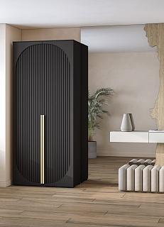 Шкаф распашной Брей - 1 Черный