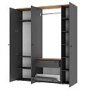 Прихожая Квели - 6 Графит