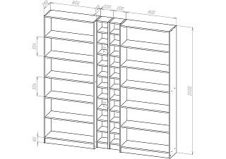 Стеллаж Билли - 1