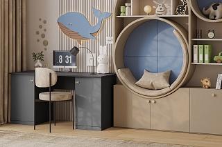 Письменный стол Стрекоза - 4 МДФ Графит