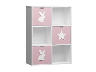 Стеллаж Kids - 11 Розовый Лайт
