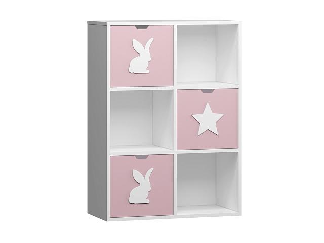 Стеллаж Kids - 11 Розовый Лайт