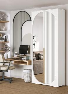 Шкаф распашной Брей - 1.1 Белый