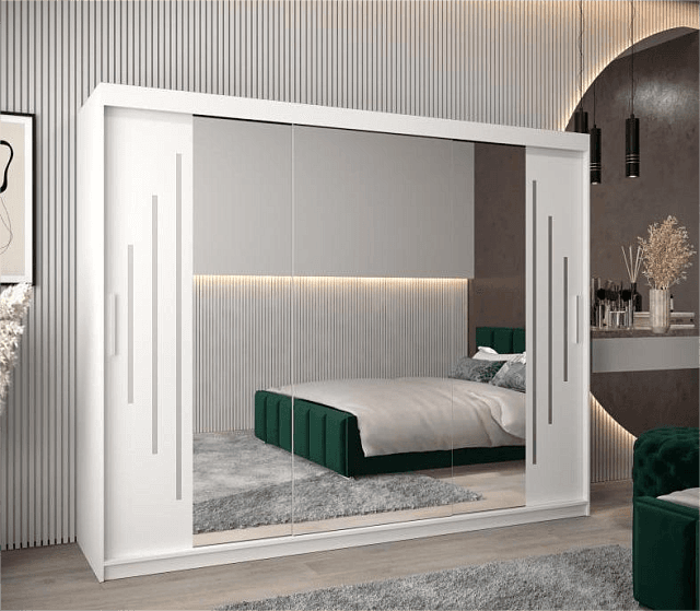 Шкаф-купе Валмиера NEW - 6 Белый