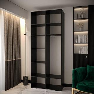 Шкаф распашной Нейс - 1 Черный