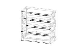 Комод Лорена Пакс - 4 Кашемир