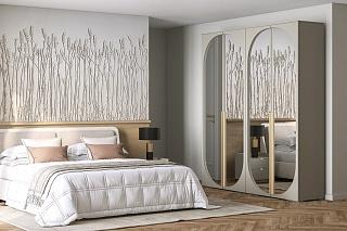 Шкаф распашной Брей - 2.2 Кашемир