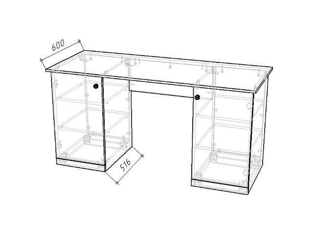 Детская стенка Банни - 11 МДФ Черный Агат