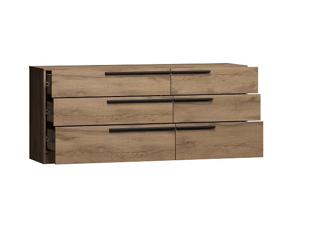 Комод Лорена Пакс - 3 Дуб Табачный