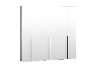 Шкаф распашной Солфорд - 6 Белый