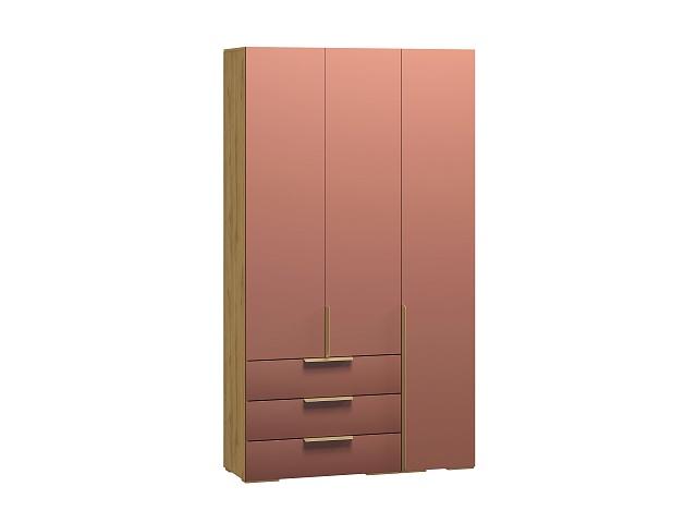 Шкаф распашной Кайси МДФ - 6 Шарли Терракота