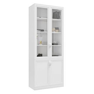 Книжный шкаф Библиограф - 2 №3 Белый