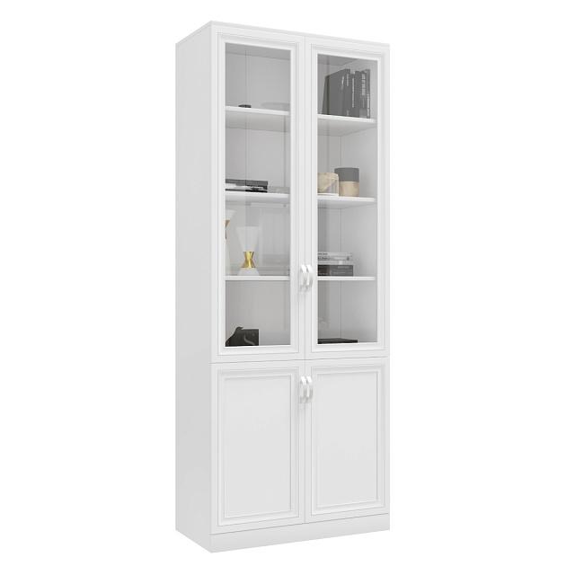 Книжный шкаф Библиограф - 2 №3 Белый