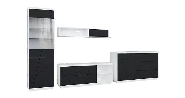 Стенка Бостон - 5 Черный