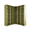 Шкаф угловой Мори - 15 Черный