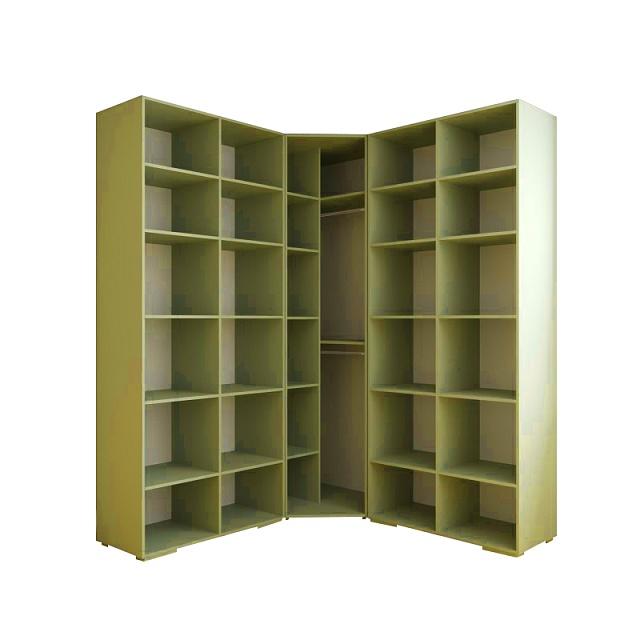 Шкаф угловой Мори - 15 Черный