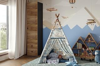 Пенал Банни - 1.2 МДФ Дуб Мореный