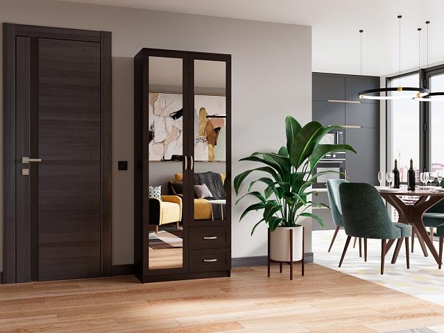 Шкаф распашной Стелла - 7 Венге