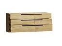 Комод Лорена Пакс - 3 Дуб Золотистый