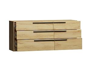 Комод Лорена Пакс - 3 Дуб Золотистый