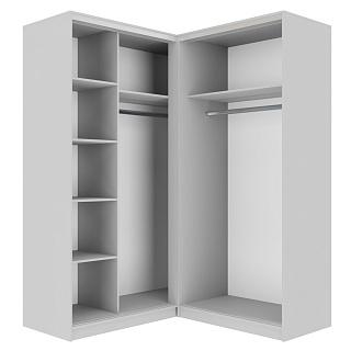 Шкаф-купе угловой Ромео - 1 Серый Камень