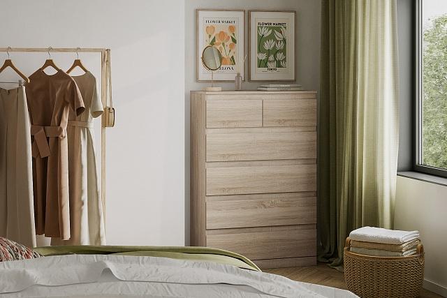 Комод Мальм - 26 Дуб Сонома