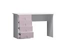 Письменный стол Банни - 2 МДФ Розовый Лайт