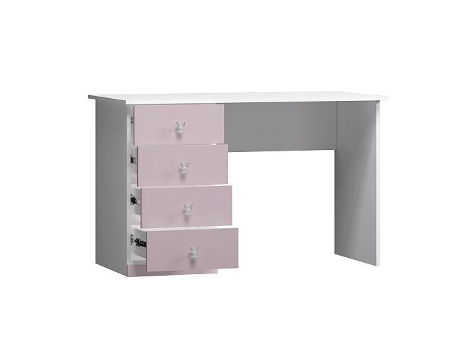 Письменный стол Банни - 2 МДФ Розовый Лайт
