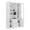 Книжный шкаф Библиограф - 3 №4 Белый