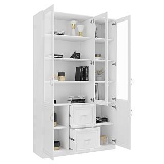 Книжный шкаф Библиограф - 3 №4 Белый