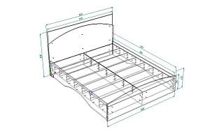 Кровать Артена 1600