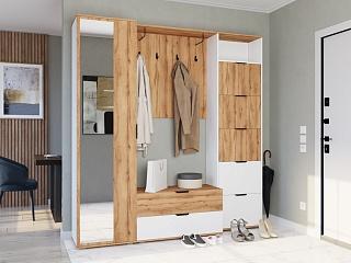 Прихожая Санти - 3 Белый