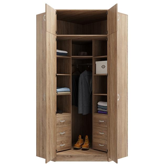 Шкаф угловой Алиса - 13 Дуб Сонома