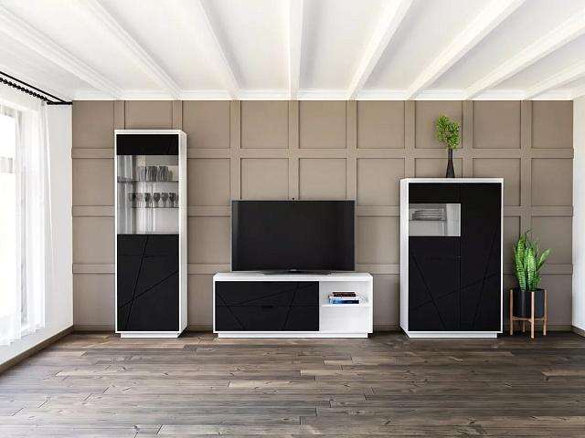 Стенка Бостон - 3 Черный