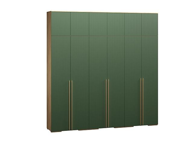 Шкаф распашной Лоренсе - 6 с антресолью Шарли Green