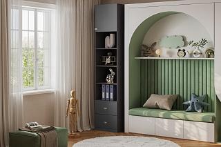 Пенал Стрекоза - 3 МДФ Графит