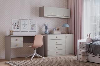 Антресоль Скарабей - 1 МДФ Кашемир