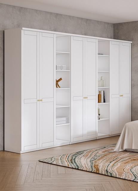 Шкаф распашной София РАХ - 29 МДФ Белый