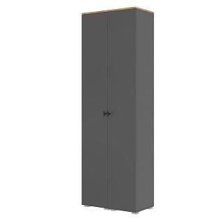 Шкаф распашной Квели - 2 Графит