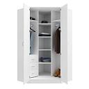 Шкаф угловой Алиса - 5 Белый