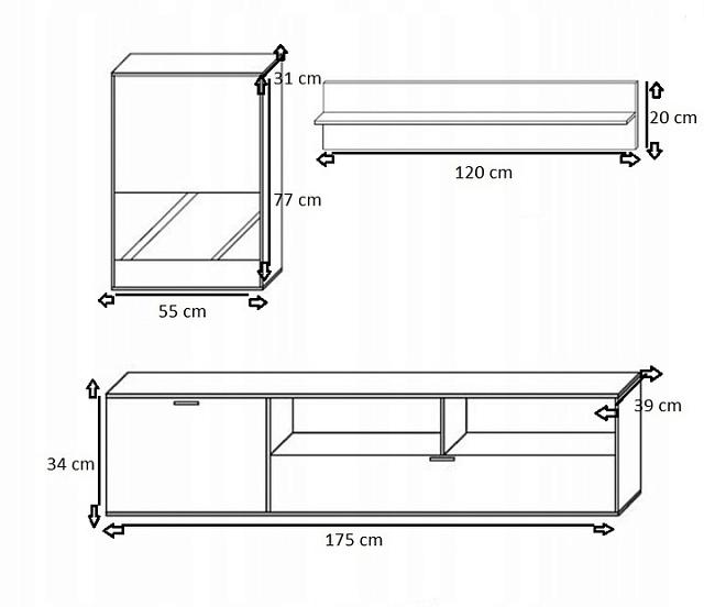 Стенка Ното 5 Белый