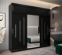 Шкаф-купе Валмиера NEW - 5А Черный