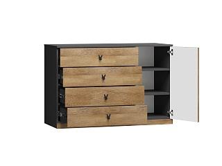 Комод Банни - 2 МДФ Дуб Мореный